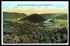 Hancock NY Birds Eye View Point Mountain In The Distance Postcard          pc271