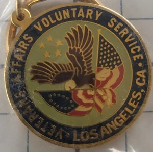 Schlüsselanhänger Veterans Affairs Freiwilligendienst Los Angeles CA neu alter Lagerbestand Vintage - Bild 1 von 4