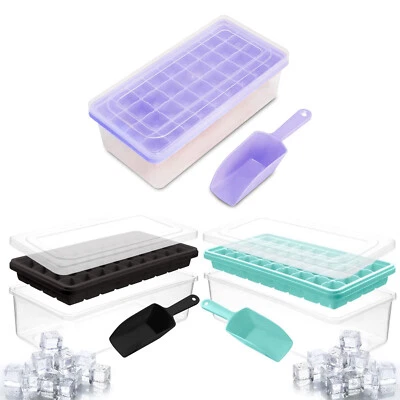 Silikon Eiswürfelform Eiswürfelbehälter Eiswürfelbereiter Eiswürfel Silikonform - Bild 1 von 4