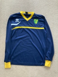 Errea Norwich FC Training Top -Medium-Excellent - Picture 1 of 4