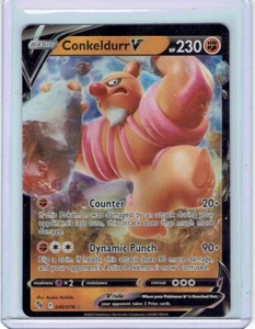 2022 #40 Conkeldurr V  Pokemon GO Ultra Double Rare - Foto 1 di 2