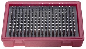 MC-1-M .061-.250" by .001" Minus Tolerance Pin Gage Set - 190 Gages - Picture 1 of 12