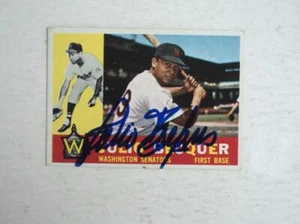1960 Topps AUTOGRAPHED #271 Julio Becquer Senators -  - Picture 1 of 1