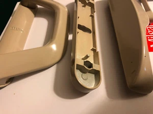 Milgard Sliding Door Handle set Classic Style D Handle Full Set TAN Color - Imagen 1 de 3