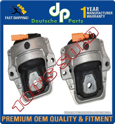 Juego de 2 soportes de montaje de motor eléctrico Audi A4 2.0 Quattro AUTO LH + RH HYDRO Foto 1 de 4