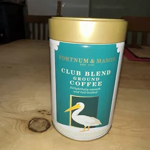Fortnum & Mason Tin - Club Blend Coffee - Pre-owned, Empty Tin - Picture 1 of 3
