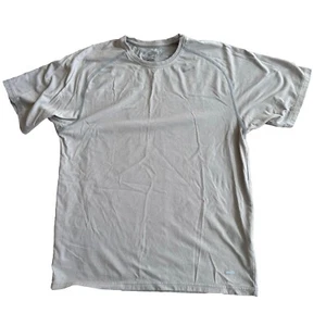 Nike Pro Team Men’s Cotton Crew Neck T Shirt Size M Gray Basic Top - Picture 1 of 5