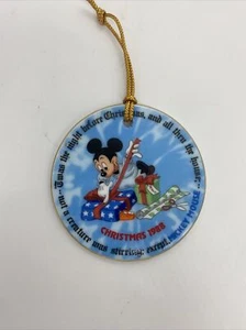 Disney Porcelain Christmas Ornaments by Grolier 1988 Inspired By 1938 Design - Picture 1 of 2
