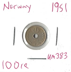 Coin Norway 10 Øre 1951 KM383 - Picture 1 of 1
