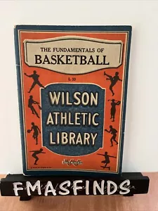 Q3 1923 WILSON SPORTBIBLIOTHEK Grundlagen des BASKETBALLS Broschüre - Bild 1 von 6