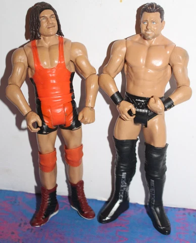 WWE USED The Miz & Chad Gable Mattel Basic Action Figure Wrestling Cover