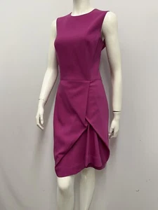 Michael Kors Kleid Hibiskus Fuchsia Made in Italy Dekonstruiert Frontdetail 8 - Bild 1 von 8