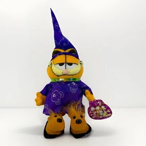 Vintage Garfield Stuffed Animal Plush Purple Pajamas Play By Play BRAND NEW TAGS - Picture 1 of 12