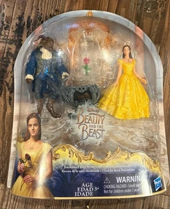 2016 Disney BEAUTY AND THE BEAST Enchanted Rose Scene NIB - Picture 1 of 2