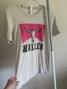 Women’s Morgan Wallen shirt, Size Small Tan With Pink And Black Skull Graphic - Picture 1 of 2