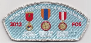 CSP - CONSIGLIO DEL SENTIERO DEL PATRIOTA - SA-37:4 - 2012 FOS - $292 DON. - UNO SCOUT È CORAGGIOSO - Foto 1 di 1