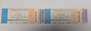 February 21, 2004 Syracuse Orangemen at Georgetown Hoyas Basketball Tickets (2) - Picture 1 of 6