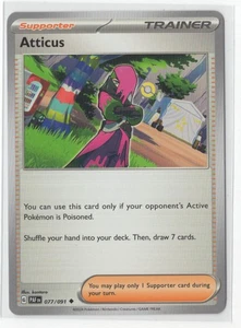 Pokemon Paldean Fates - 077/091 Atticus - Picture 1 of 1