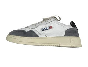Autry Medalist Leather Low sneakers men's 43 NWT - Picture 1 of 7