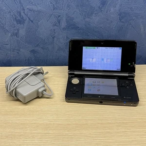 Console Portatile Nintendo 3DS Classic Nero Black Pennino E caricatore - Imagen 1 de 12