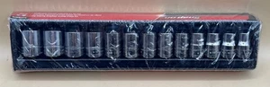 SNAP ON 313TWMYA 13 PC 6 POINT 1/2” DRIVE SHALLOW SOCKET SET 12-24MM (MVP033747) - Picture 1 of 3