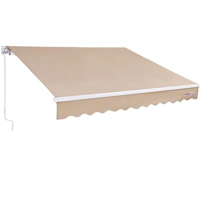 VEVOR Store Banne Rétractable Auvent Pare-soleil Terrasse 3,6x3 m avec Manivelle - Photo 1/4