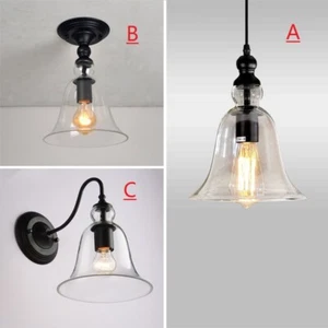 Glass Pendant Light Kitchen Lamp Hotel LED Ceiling Lights Home Indoor Wall Lamp - Picture 1 of 15