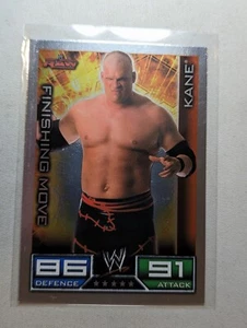 2008 Topps WWE Slam Attax Foil Kane Finishing Move - FOIL - LP - Foto 1 di 1