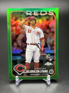 Christian Encarnacion-Strand (CES) 2024 Topps Chrome Update RC Green /99 Reds - Bild 1 von 2
