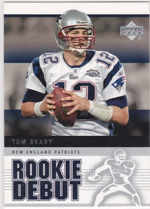 TOM BRADY ROOKIE Debut Card NEW ENGLAND PATRIOTS Football Upper Deck #12 LE! - Picture 1 of 2