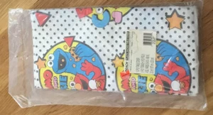 1990s SESAME Elmo Cookie Party Paper Tablecloth JIM HENSON NEW 54” X 88” Vtg - Imagen 1 de 2