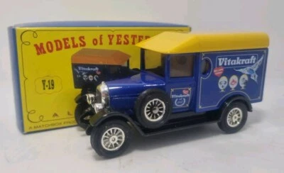 Code 2 Matchbox Yesteryear Y19 1929 Morris Cowley Light Van Vitakraft Diecast... - Image 1 of 4