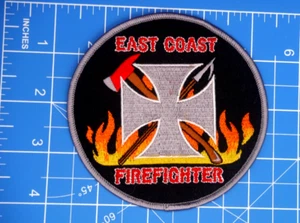 East Coast Firefighter Maltese Cross patch - Picture 1 of 2
