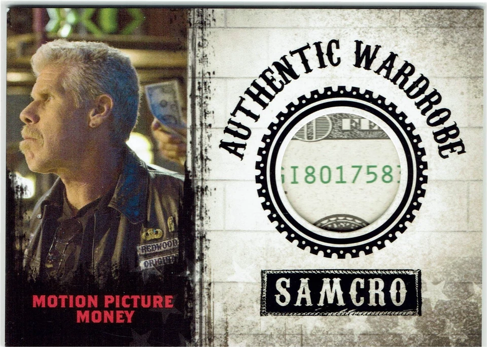 Sons of Anarchy Seasons 1-3 Prop Card P01 Motion Picture Money - Image 1 of 1