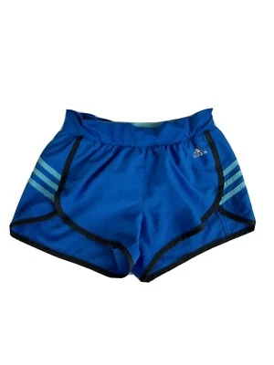 Adidas 3 STRIPE SHORTS Women's XS 4 6 Blue Athletic 3"  Ultimate Woven Climalite - Image 1 of 4