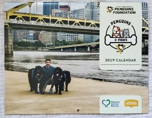 NEW Pittsburgh Penguins 2019 Charity Bag 2019 Penguins & Paws Calendar - Picture 1 of 1
