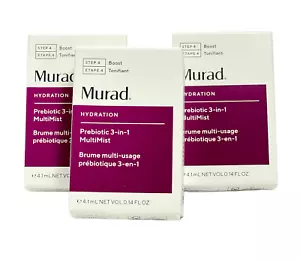 Murad Hydration Prebiotic 3-in-1 MultiMist 4.1ml/0.14oz. LOT OF 3 - Picture 1 of 2