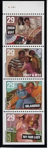1993 Broadway Musicals Sc 2770a MNH never folded booklet plate number 11121 - Picture 1 of 1