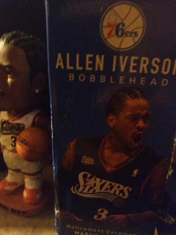Allen Iverson BOBBLEHEAD Retirement Ceremony Mar 1 2014 Philadelphia 76ers Cover