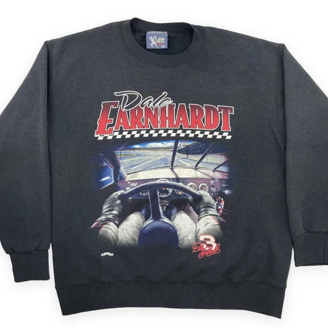 Vintage Nutmeg Mills Dale Earnhardt #3 NASCAR Racing Sweatshirt Large USA Cover