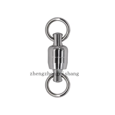 10Pcs Dual Ball Bearing Swivel Big Game Stainless steel Fishing Bait Connector - Image 1 of 4