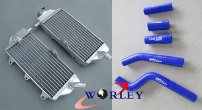 Radiador de alumínio + mangueira para 2010-2013 2011 2012 YAMAHA YZ 250 F YZ250F YFZ250 - Imagem 1 de 4