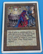 MTG Magic The Gathering Time Vault Unlimited Version HP Heavy Play P Poor Rare