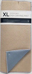 Ex-Large Tappetino Asciugapiatti in Microfibra Stampato,24"x 18", PICCOLO MARRONE/ABBRONZATURA SQUERES,SL - Foto 1 di 8