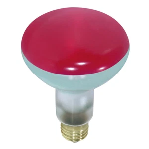 RED Reflector Bulb 75W Watt BR30 Medium E26 Base Dimmable 120V - Picture 1 of 4