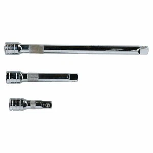 1/2 Zoll Antrieb 3 Stck. gerade Steckschlüssel Verlängerungsstab Set 75 mm 125 mm 250 mm U S Pro - Bild 1 von 3