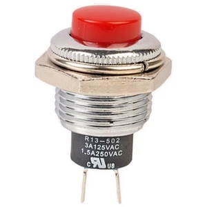 BISEL CROMADO BAJO PERFIL ROJO LG Empuje para hacer interruptor (14980) - Imagen 1 de 1
