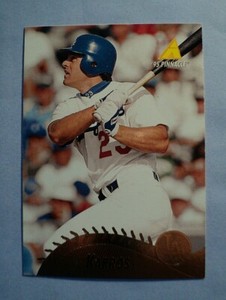 1995 Pinnacle Baseball Eric Karros #7 LA Dodgers Baseball Card NMT AUCT#5819