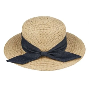 Sombrero de vacaciones de verano de papel de paja para playa hecho a mano sombreros para pastel de cerdo - Imagen 1 de 11