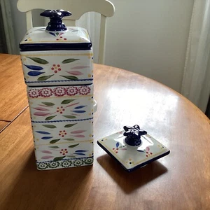Old World Temptations Ceramic Canisters By Tara HLD 842363 Stacked 16oz, 1.75 QT - Picture 1 of 16
